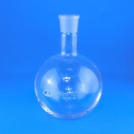 Колба плоскодонная П-1-1000, 1000 мл, шлиф 29/32 - В наличии