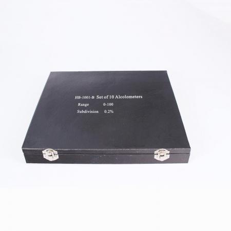 Набор "Профи" (10 ареометров спиртометров) в кейсе