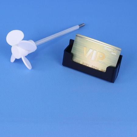 Мешальник для верхнеприводных мешалок, 4 лопасти, нержавеющая сталь с фторопластовым покрытием, 190 мм