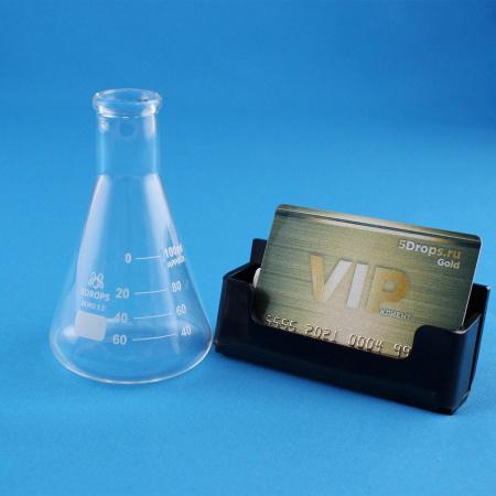 Колба коническая (Эрленмейера) 5drops КН-2-100-22, 100 мл, горло 22 мм, стекло Boro 3.3, без шлифа