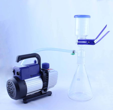 Система вакуумной фильтрации 5Drops - "MicroFiltr" на 2 000 мл с расширенной воронкой + насос 115-SG - Под заказ