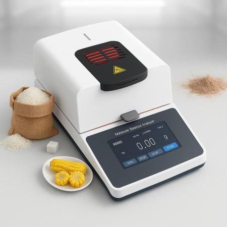 Лабораторный термогравиметрический анализатор влажности 5drops-MBA1103, до 110 г, ц.д. 0,001 г