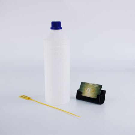 Бутыль для нефти 1 л, с ручкой, ПНД, с крышкой с изолоновой прокладкой и кпв, с пломбой, 1 шт