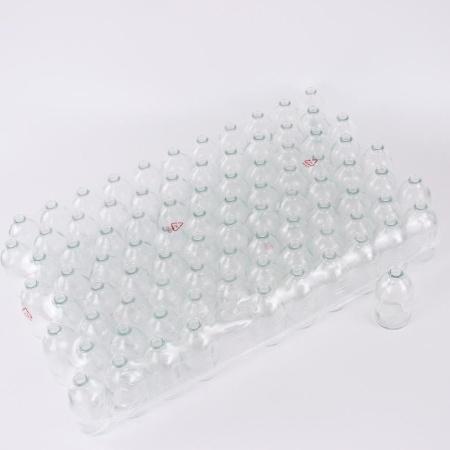 Флакон инъекционный 100 мл, светлое стекло, гладк., горло G20, 88 шт/упак (Австрия)