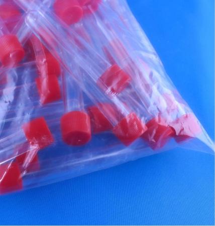 Пробирка цилиндрическая 15 мл, 16х120 мм, п/с, нестерил., без град-ки, с винт., крышкой, M.Med, 1000 шт/упак