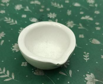 Уценка Ступка с пестиком, диаметр 60 мм, фарфор