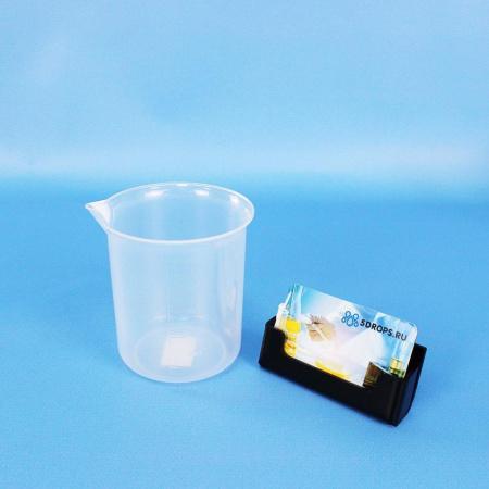 Стакан лабораторный, 500 мл, полипропилен, градуированный