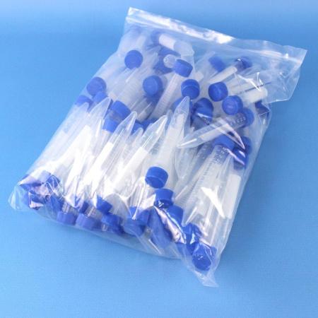 Пробирка коническая 15 мл, 17х121 мм, п/п, нестерил., с град-ой., с винт., крышкой и этикеткой, M.Med, 100 шт/упак