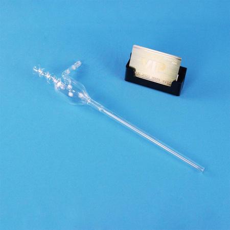 Стеклянный водоструйный насос с клапаном, дл. 330 мм