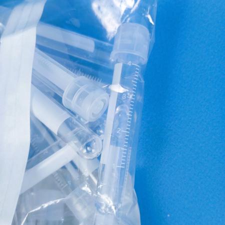 Пробирка цилиндрическия 5 мл, 12х75 мм, с 2-х позиц. пробкой, стерильная, с делениями, полистирол, 25 шт/упак