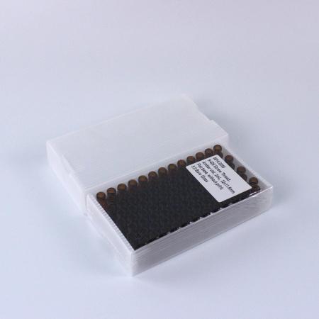 Виала винтовая 2 мл, без делений, с резьбой горла 9-425, темное Boro стекло, 32*11,6 мм, 100 шт/упак, без крышки