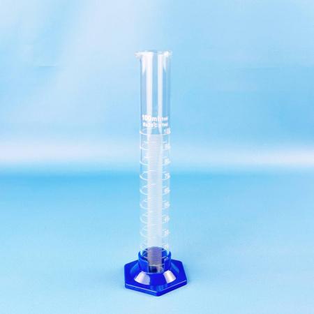 Цилиндр мерный 5drops 3-100-2, 100 мл, с пластиковым основанием, с носиком, градуированный - В наличии