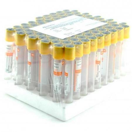 Пробирки вакуумные 16*100, с борной кислотой, 10,5 мл, для исследования мочи, 100 шт/упак  RT - Под заказ