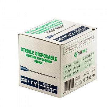 Игла инъекционная стерильная G 23 (0,6*30) SF (10 упаковок по 100 шт