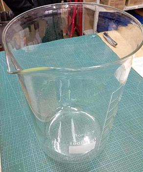 Уценка: Стакан лабораторный низкий 5drops Н-1-10000, 10000 мл, стекло Boro 3.3, градуированный