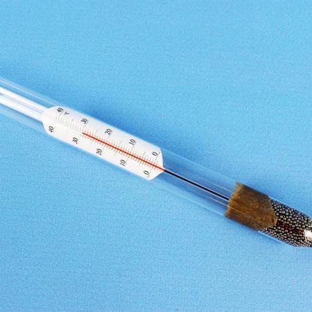 Ареометр для сахара АСТ-2 (5...15%), с термометром, (ГОСТ 18481-81)