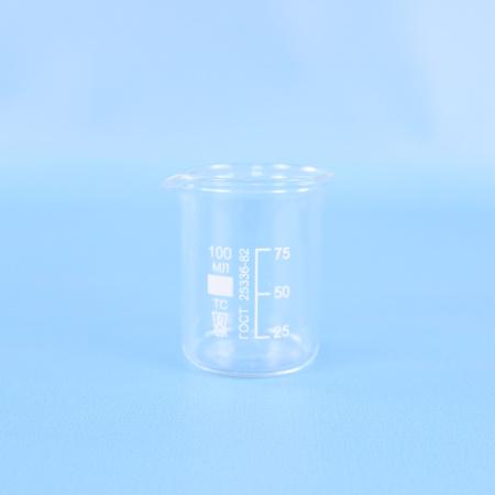 Стакан лабораторный низкий Н-1-100, 100 мл, с носиком (ГОСТ 25336-82) - В наличии