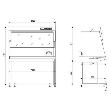 Ламинарный бокс ПЦР БАВ-ПЦР-«Laminar-S» Ламинарный бокс ПЦР БАВ-ПЦР-«Laminar-S»