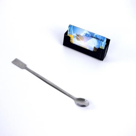 Ложка-шпатель, 200 мм, металлическая, 10 шт/упак