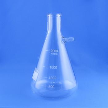 Колба Бунзена 5drops, 2000 мл, стекло Boro 3.3, без шлифа Колба Бунзена 5drops, 2000 мл, стекло Boro 3.3, без шлифа