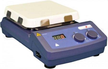 Магнитная мешалка на 10 литров с подогревом и точной установкой температуры, 280х280 мм