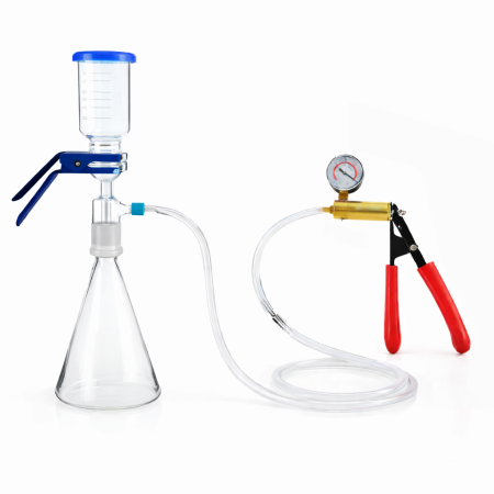 Система вакуумной фильтрации 5Drops - "MicroFilter" на 2000 мл + ручной насос, 0 - 30 PSI - В наличии