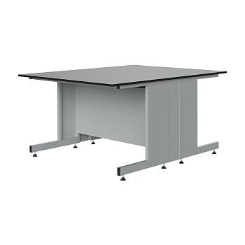 Стол 1200x1500x750, столешница из HPL-пластика, метал., каркас, островной