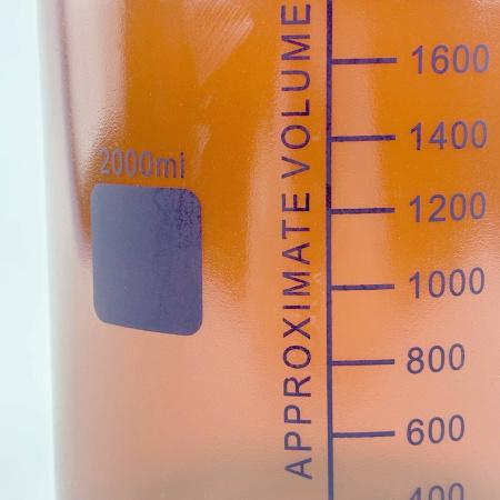 Банка для реактивов 5drops GL45, 2000 мл, полипропилен, темная, с синей винтовой крышкой