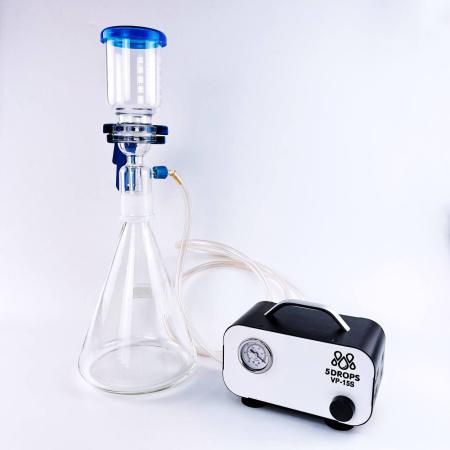 Вакуумная установка с насосом 5drops-VP-15S + "MicroFilter-5Drops" на 2 л - В наличии