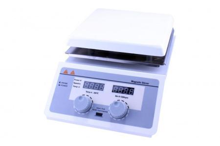 Комплект: Магнитная мешалка с нагревом 5drops-20D на 20 литров + 4 якоря