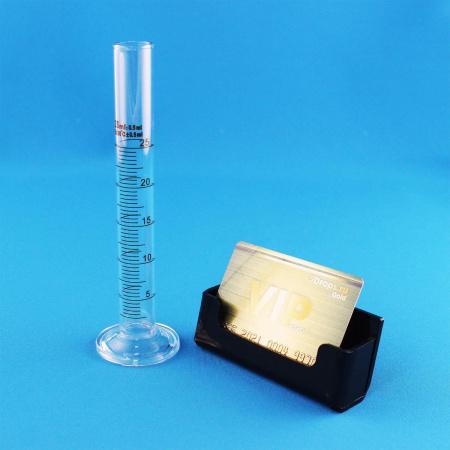 Цилиндр мерный 5drops 1-25-2, 25 мл, стекло Boro 3.3, со стеклянным основанием, с носиком, градуированный