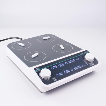 4-х местная магнитная мешалка без нагрева c ЖК-дисплеем 5Drops-MMS-4PRO на 500 мл