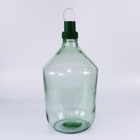 Стеклянная бутыль СССР, 15л Зеленая