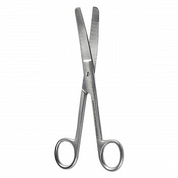 Ножницы тупоконечные, вертикально-изогнутые, 165 мм, Н-4, 1 шт