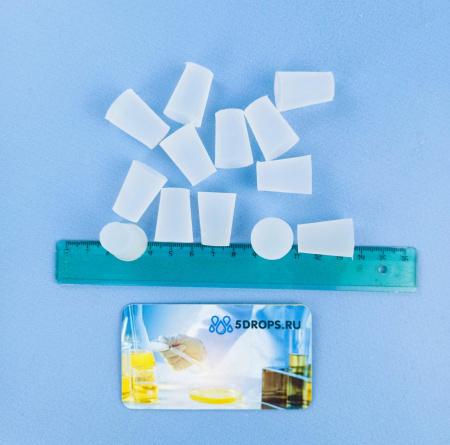 Пробка силиконовая по ГОСТу, № 14,5, 17,3/12,3 мм, 50 шт/упак