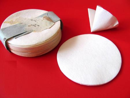 Фильтры обеззоленные "Красная лента", диаметр 110 мм, 100 шт/упак