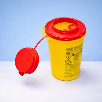 Контейнер для утилизации игл и других отходов 0,6 л, упаковка 1 шт