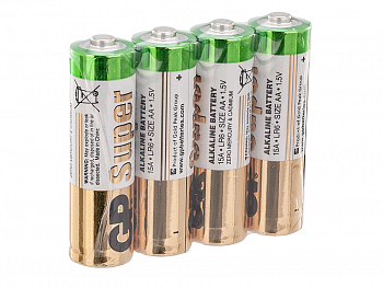 Комплект батареек GP AA "Super Energy" 4 шт/уп 1.5V (подарок) Комплект батареек GP AA "Super Energy" 4 шт/уп 1.5V (подарок)