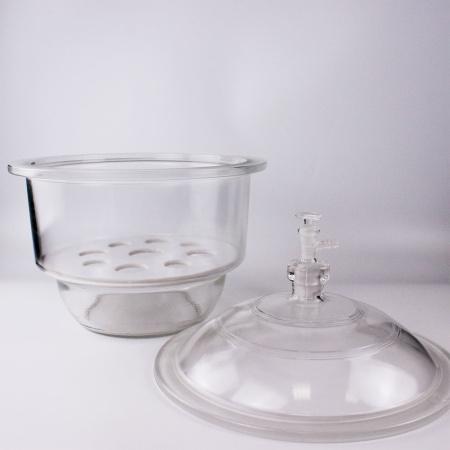 Эксикатор вакуумный 5drops 1-300 мм, 300 мм, с краном, светлое стекло