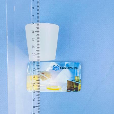 Пробка силиконовая по ГОСТу, № 45, 50/40 мм, 1 шт/упак