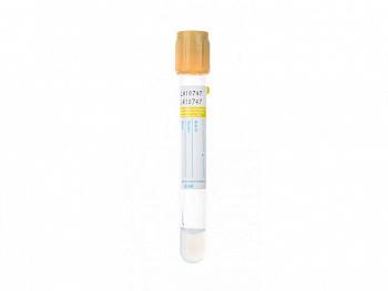 Пробирки Вакуумные пластиковые для получения сыворотки и ее хранения, с клот-активатором и разделительным гелем, 6 мл 13х100 100 шт в уп.