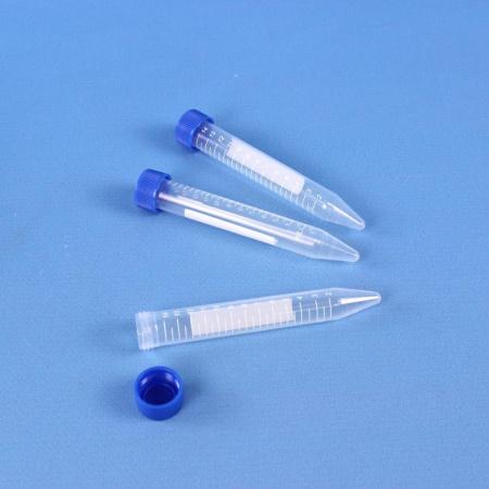 Пробирка коническая 15 мл, 17х121 мм, п/п, нестерил., с град-ой., с винт., крышкой и этикеткой, M.Med, 100 шт/упак