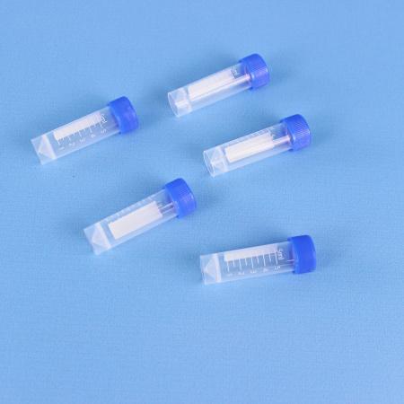 Криопробирка 5 мл, п/п, нестерил, с завинч., с град-ой, крышкой, с юбкой уст-ти, Gr.Med, 200 шт/упак - В наличии