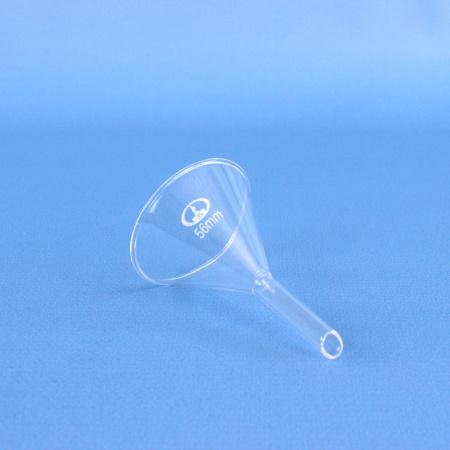 Воронка лабораторная, диаметр 56 мм, стекло, без шлифа - В наличии