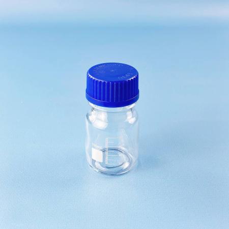 Банка для реактивов 5drops GL45, 100 мл, стекло Boro 3.3, светлое стекло, с винтовой крышкой, градуированная - В наличии