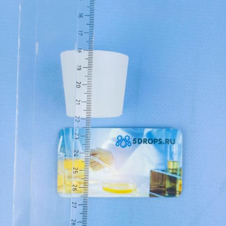 Пробка силиконовая по ГОСТу, № 40, 45/37 мм