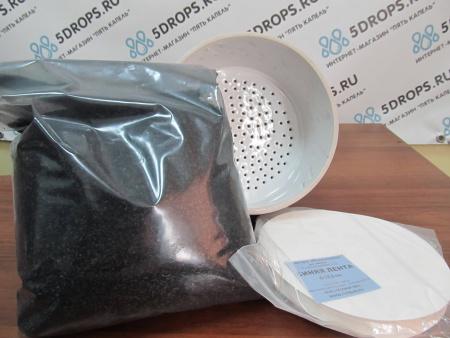 Фильтры обеззоленные "Синяя лента", диаметр 180 мм, 100 шт/упак