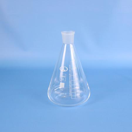 Колба коническая (Эрленмейера) КН-1-1000, 1000 мл, шлиф 29/32