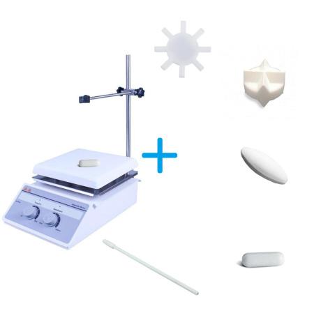 Комплект: Магнитная мешалка с нагревом 5drops-20 на 20 литров + 4 якоря - В наличии