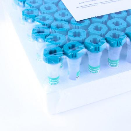 Микропробирки с капилляром, литий гепарин, 0,25-0,5 мл, 10х45 мм, пластик для взятия капиллярной крови, для исследования плазмы, Bodywin, уп.100 шт